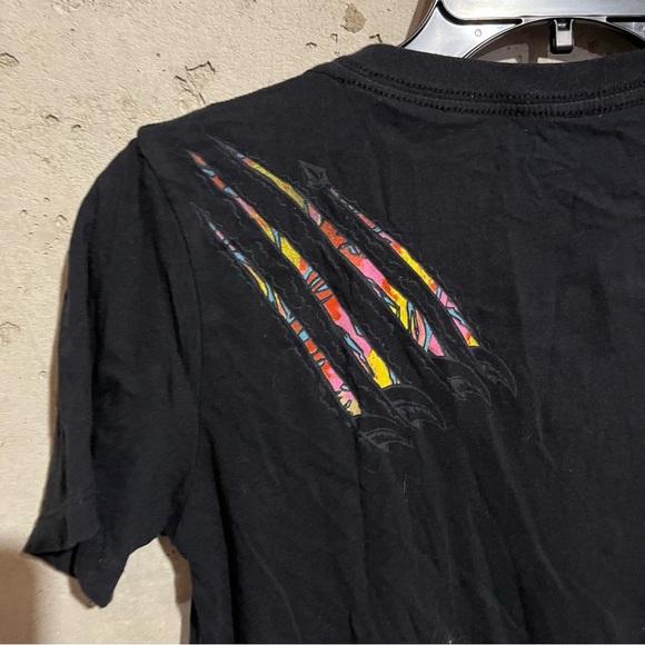 Volcom Matt French Tiger Womens Black Short Sleeve Shirt Size Small S Skater - Picture 6 of 8